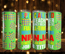 Load image into Gallery viewer, Teacher Tumbler Floral Arrangement