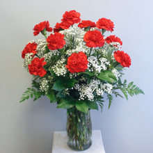 Load image into Gallery viewer, Carnation Vase Arrangement