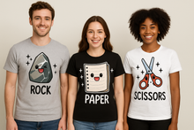 Load image into Gallery viewer, Rock, Paper, Scissors Group Costume