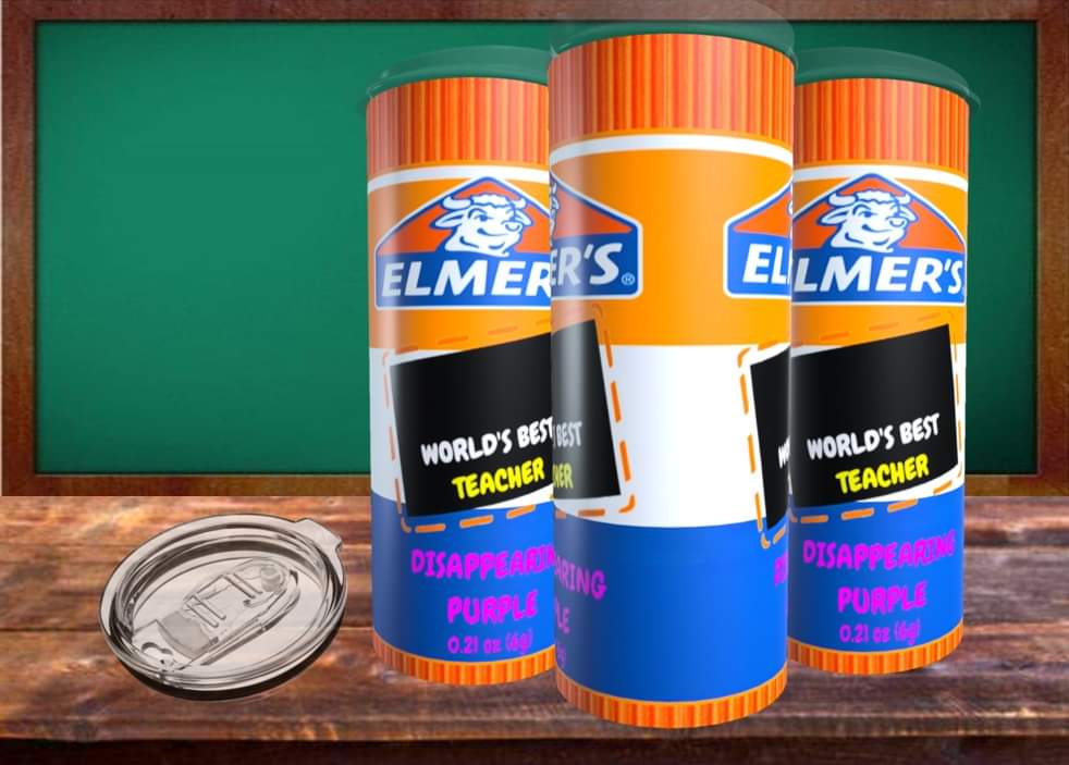 Elmer's Glue Tumbler Creative Cove Designs