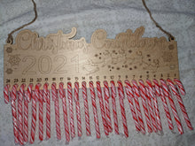 Load image into Gallery viewer, Color Your Own Christmas Countdown Sign