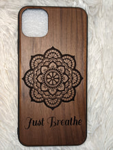 Load image into Gallery viewer, Just Breathe Mandala Phone Case