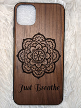 Load image into Gallery viewer, Just Breathe Mandala Phone Case
