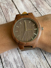 Load image into Gallery viewer, Walnut Wood Watch