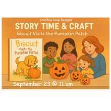 Load image into Gallery viewer, Storytime: Biscuit Visits The Pumpkin Patch

