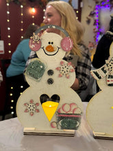 Load image into Gallery viewer, Snowman Votive
