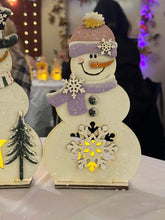 Load image into Gallery viewer, Snowman Votive

