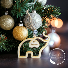 Load image into Gallery viewer, Friendship-Sisterhood Elephant Ornament
