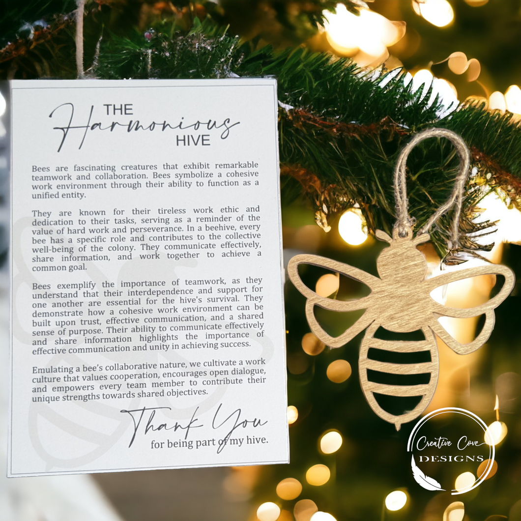 The Harmonious Hive Bee Ornament