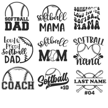Load image into Gallery viewer, Softball Leather Tumblers
