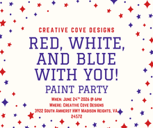 Load image into Gallery viewer, Red, White &amp; Blue With YOU ♥️🤍💙 (June 25th, 2026 @6pm)
