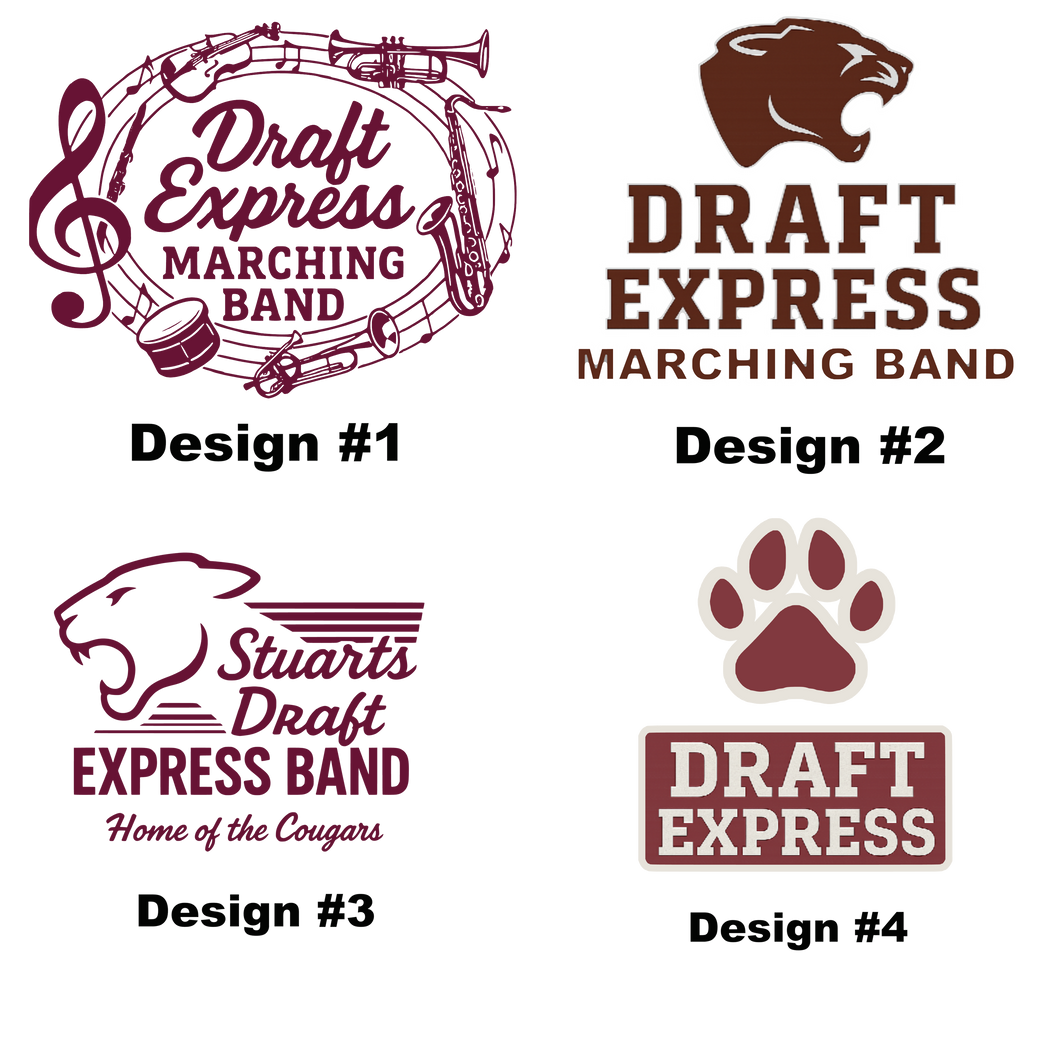Draft Express Window Decals