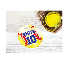 Load image into Gallery viewer, Softball Bag Tags
