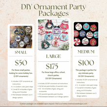 Load image into Gallery viewer, DIY Ornament Party Packages
