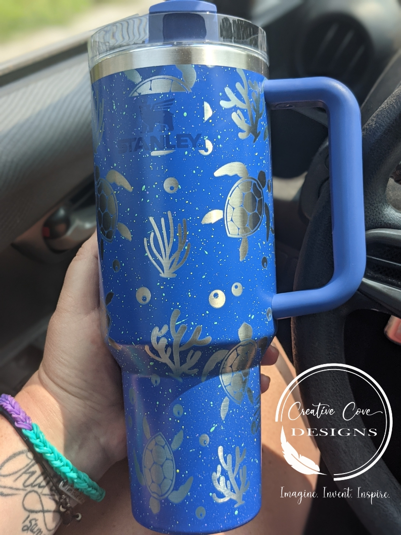 Authentic 40 ounce Sea Turtle Full Wrap Tumbler