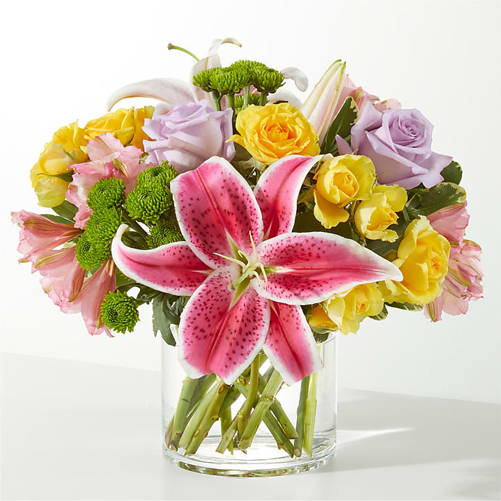 Stargazer Lily Vase Arrangement  Creative Cove Designs