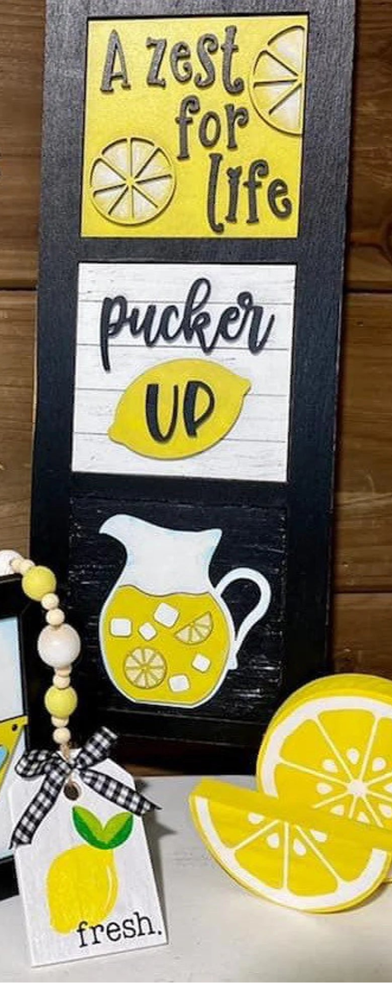 Lemonade Ladder Tiles (Set of 3)