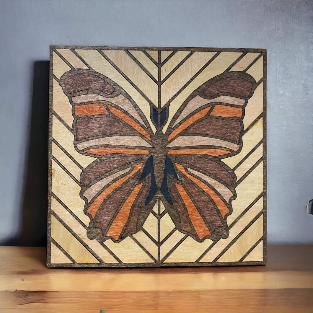 Butterfly Wood Puzzle Decor