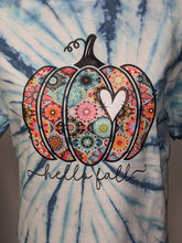 Load image into Gallery viewer, Exclusive Fall Tie Dye Pumpkin Shirts
