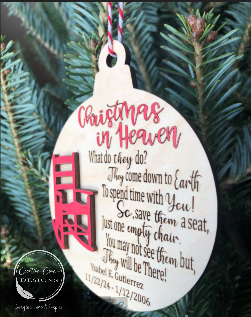 Christmas in Heaven Ornament