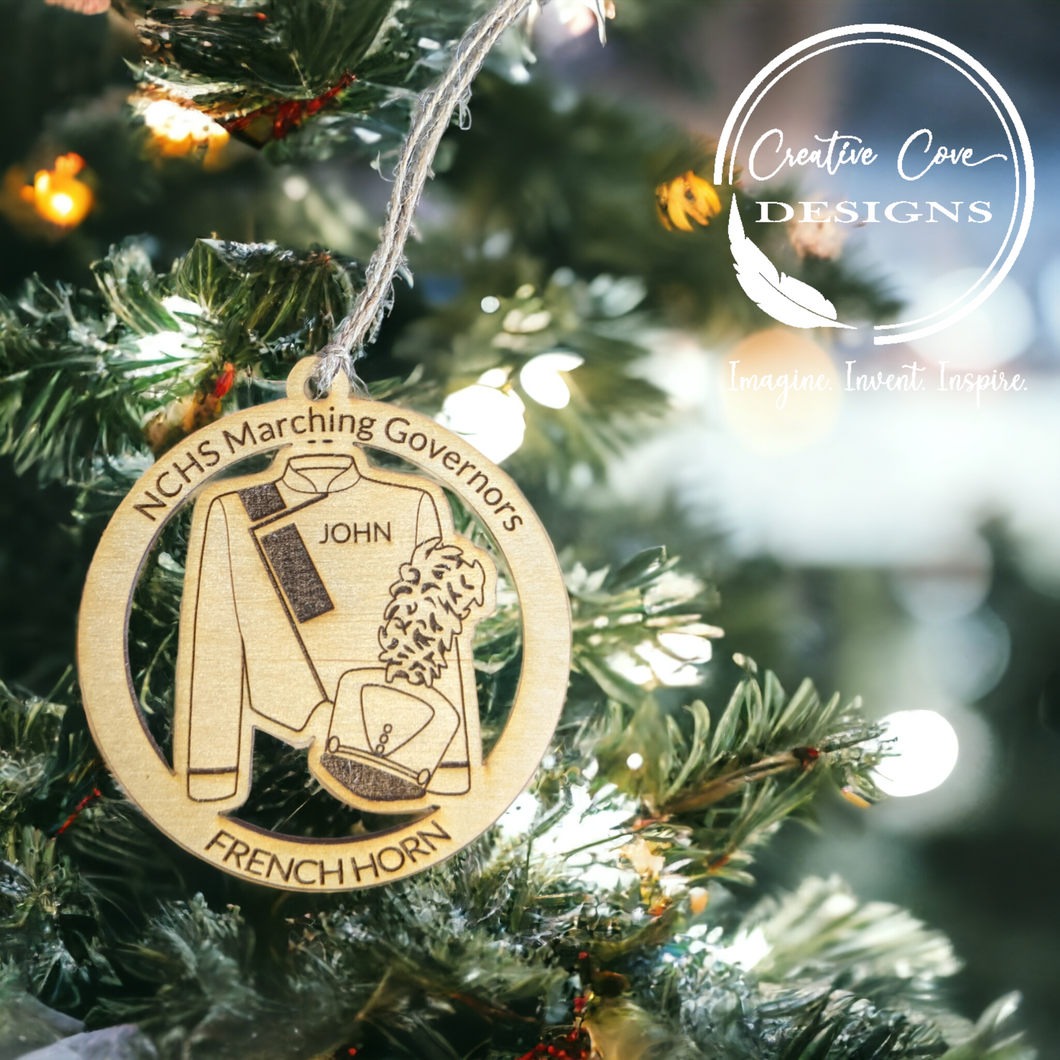 NCHS Marching Governor Ornament