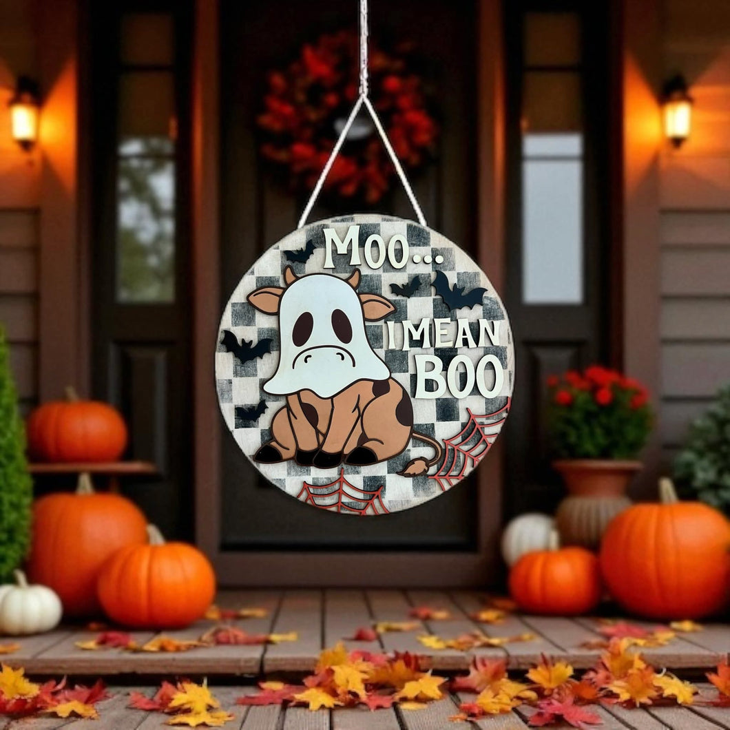 Moo I mean Boo Cow Ghost