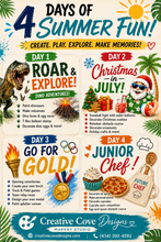 Load image into Gallery viewer, Kids Summer Camp - July 20th - 23rd, 2026
