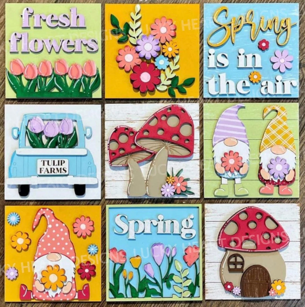 Spring Interchangeable Tiles