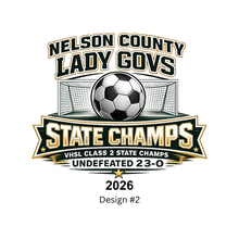 Load image into Gallery viewer, Lady Govs Soccer State Champion Shirt
