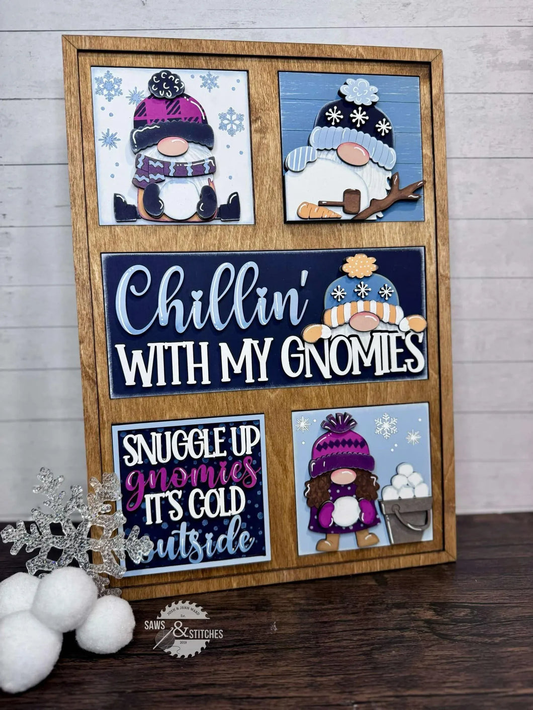 Winter Gnome Interchangeable Tiles