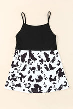 Load image into Gallery viewer, Leopard Patchwork Casual Spaghetti Strap Sleeveless Shirt
