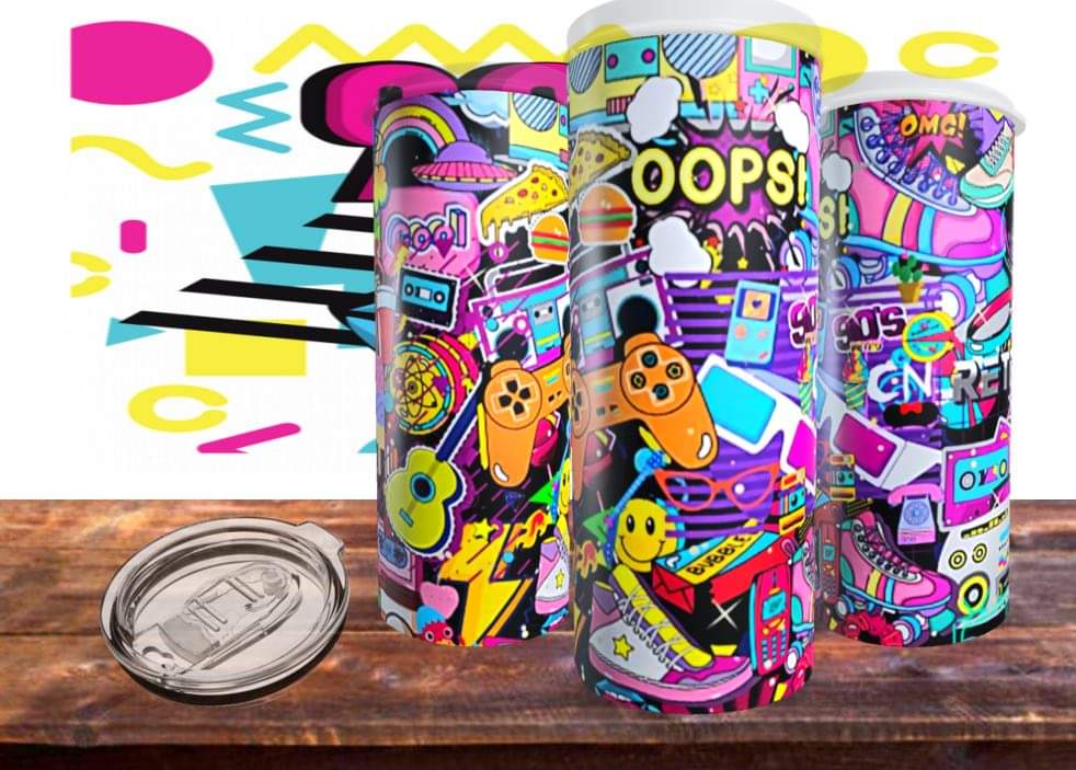 90's Collage Tumbler