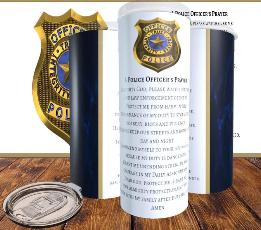 First Responders Prayer 20 ounce Tumblers