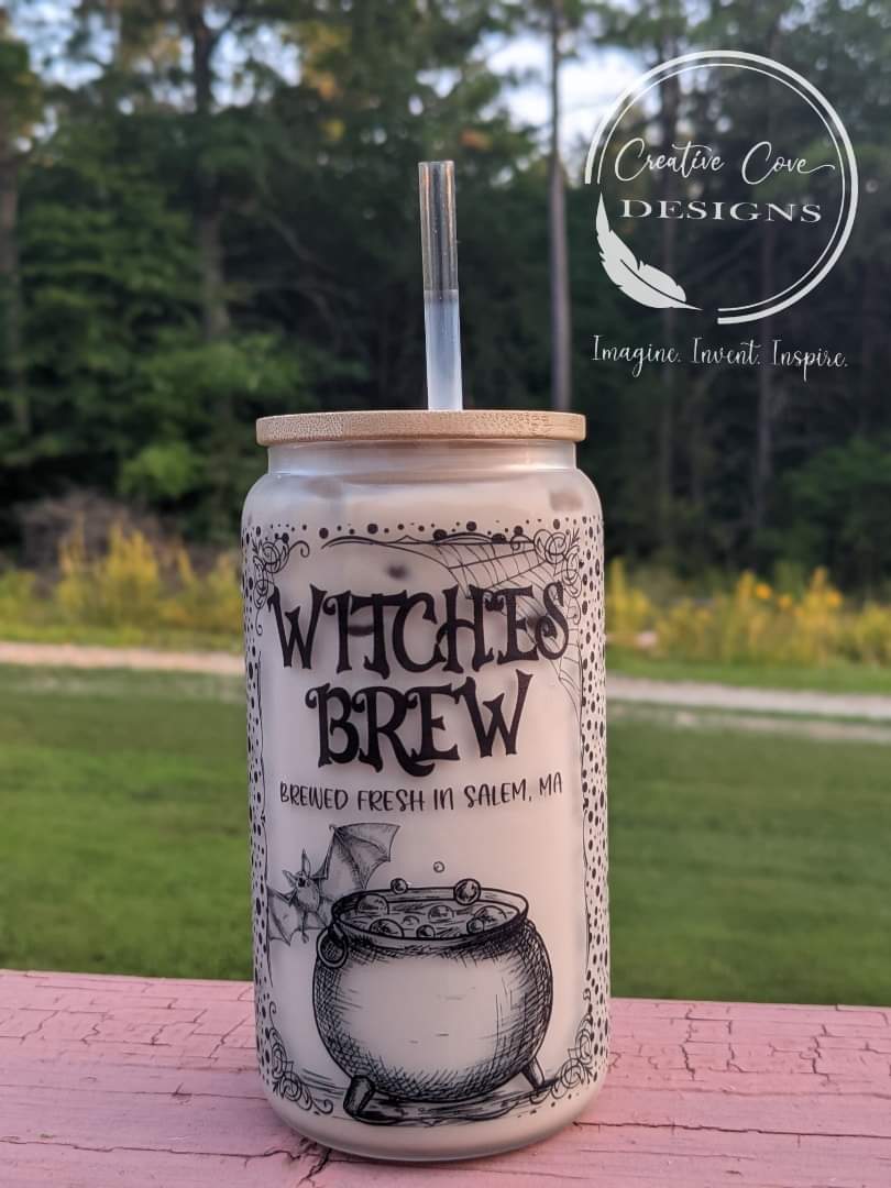 Witches Brew Glass Beer/Coffee Mug
