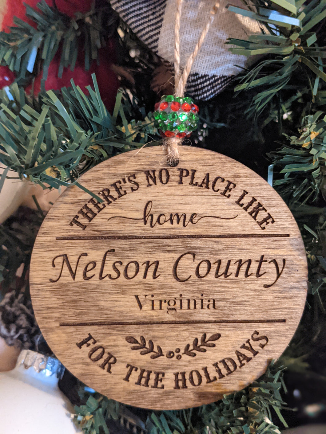 There's No Place Like Home For The Holidays Zip Code Ornaments