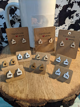 Load image into Gallery viewer, Cow Tag Farm Animal Studs
