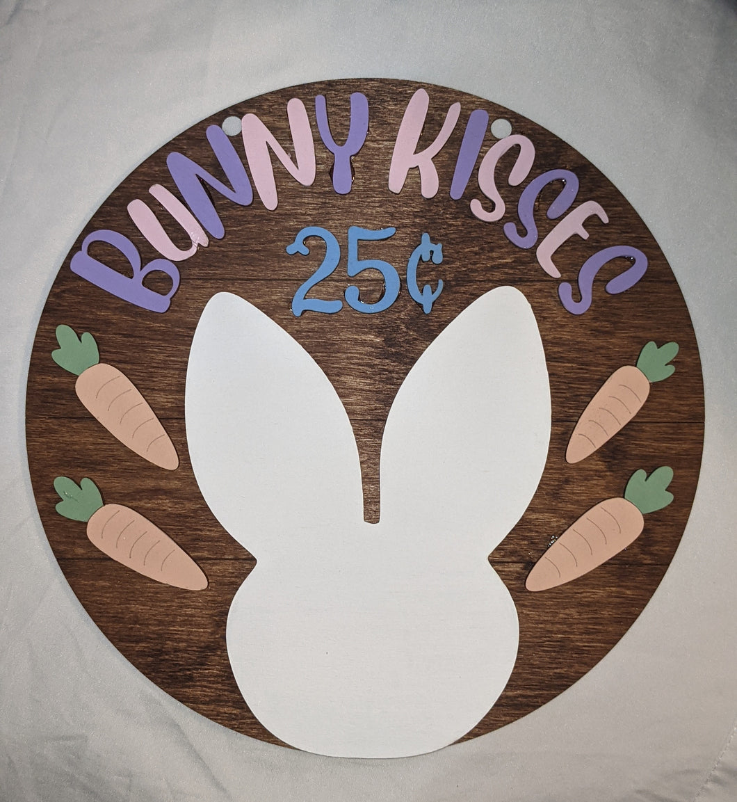 Bunny Kisses Small Door Hanger