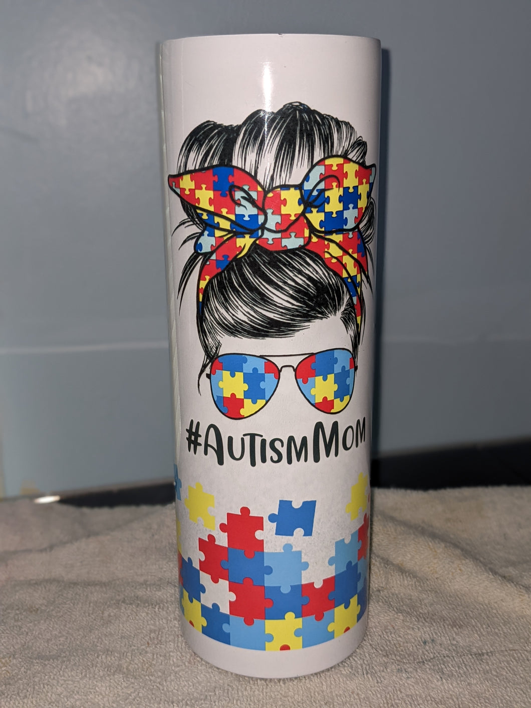 Autism Mom 30 Ounce Tumbler