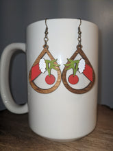 Load image into Gallery viewer, Green Man Earrings
