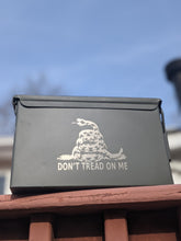 Load image into Gallery viewer, Don&#39;t Tread On Me Ammo Box

