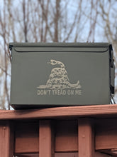 Load image into Gallery viewer, Don&#39;t Tread On Me Ammo Box
