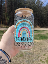 Load image into Gallery viewer, Teacher Life UV Glass Beer/Coffee Mug
