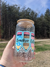 Load image into Gallery viewer, Teacher Life UV Glass Beer/Coffee Mug
