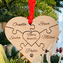 Load image into Gallery viewer, Family Puzzle Piece Ornament
