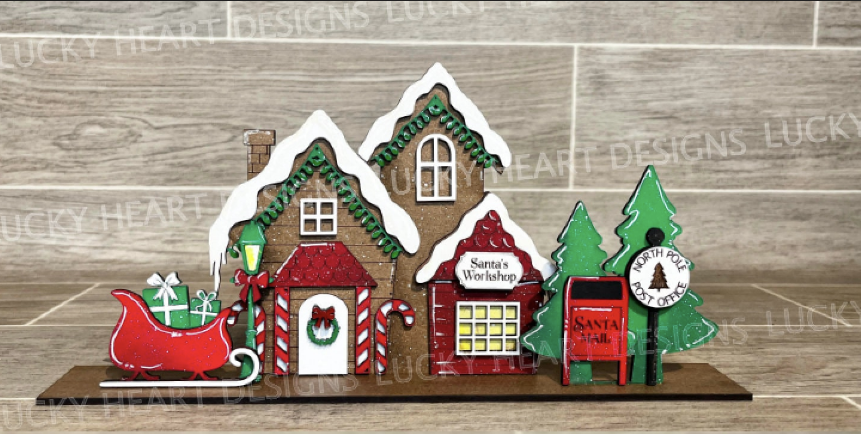 Christmas Village Shelf Sitter