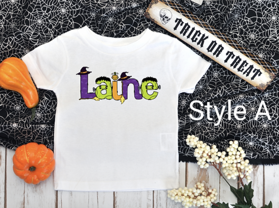 Children's Halloween Personalized Shirts