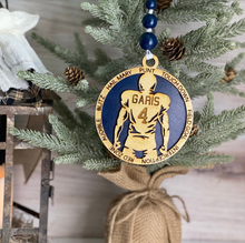 Load image into Gallery viewer, Personalized Football Ornament
