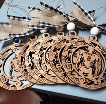 Load image into Gallery viewer, Personalized Football Ornament
