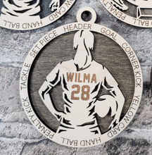 Load image into Gallery viewer, Personalized Soccer Ornament
