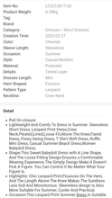 Load image into Gallery viewer, Casual Tiered Sleeveless Leopard Print Dress for Women
